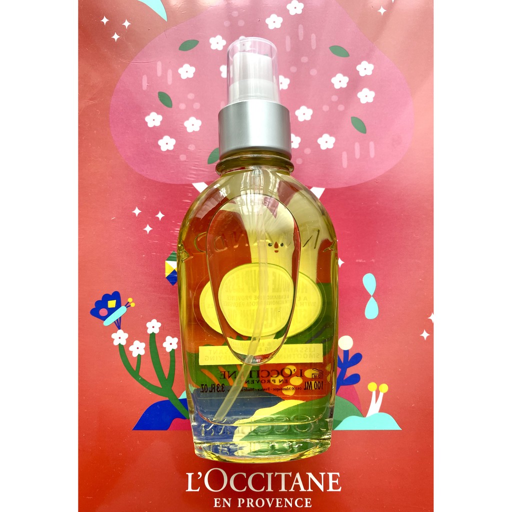 [BILL US/FR] Tinh dầu chống rạn Hạnh nhân L'Occitane Almond Supple Skin Oil 100ml