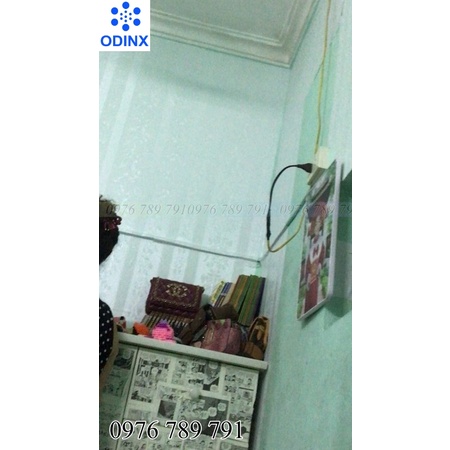 Giấy Dán Tường Màu Trắng Hoa Văn Chìm Dải Dọc Có Keo Sẵn, Decal Dán Tường 3d Cuộn 10m Phòng Ngủ Đẹp, Sang Trọng ODINX