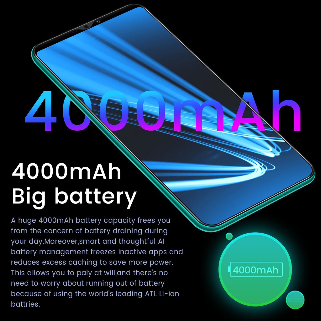 Ốp điện thoại nhận diện vân tay chống rơi 8+16MP 8 lõi Android 9.1 2 SIM cho Note 10 Plus 4g+64g 5.8"