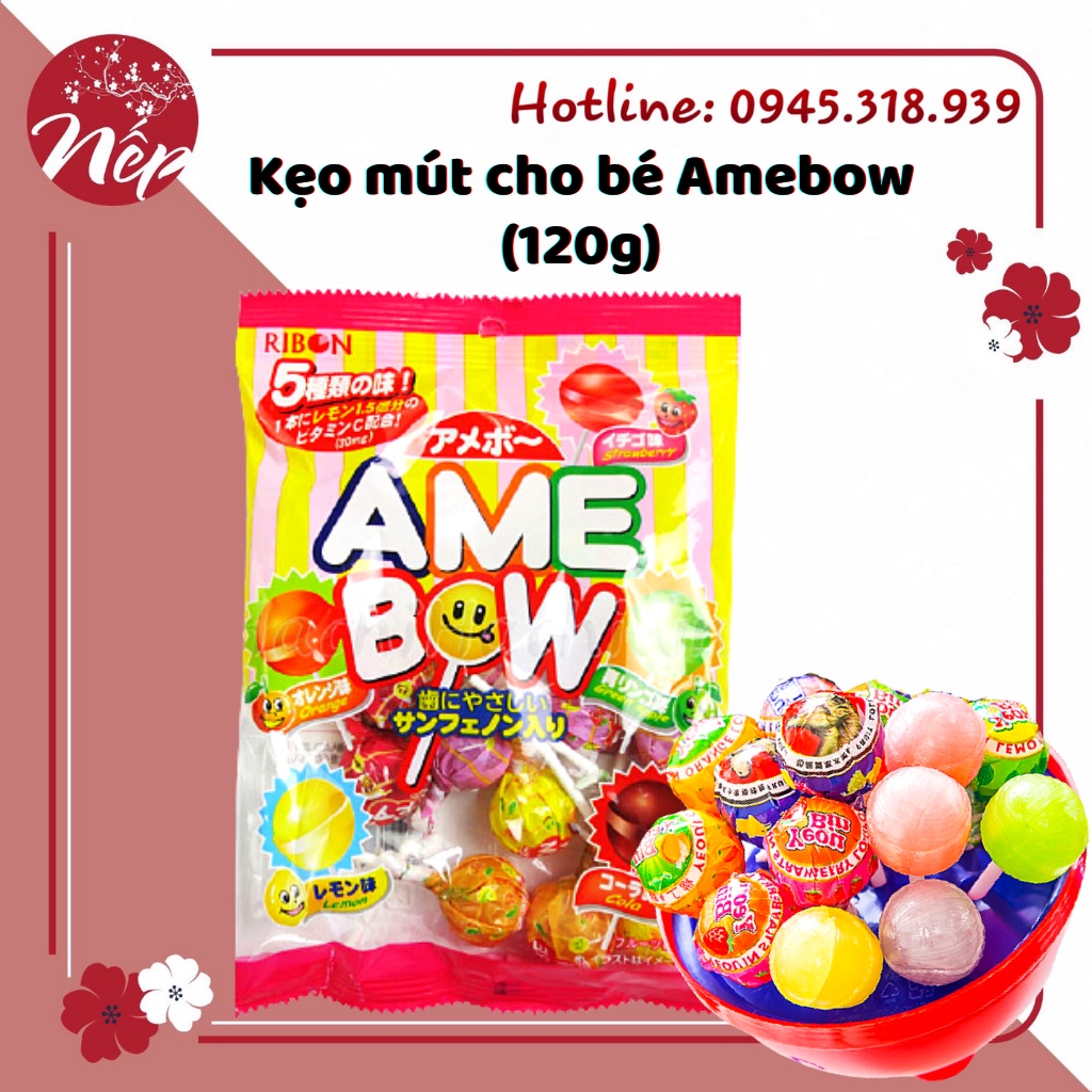 Kẹo mút cho bé Amebow (Date: 2022-2023)