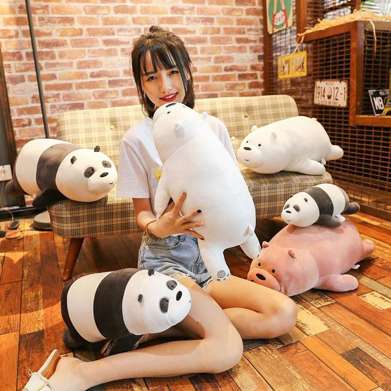 Set 3 Chú Gấu Nhồi Bông Ngủ Ngon 3 Kiểu Dáng Dễ Thương