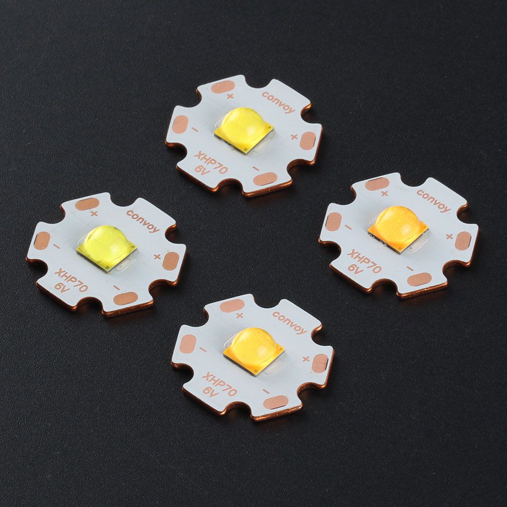 Đèn Pin CREE XHP70.2 LED Với Bảng Đồng 6V 25mm / 20mm DTP Cho Đèn Pin 30W