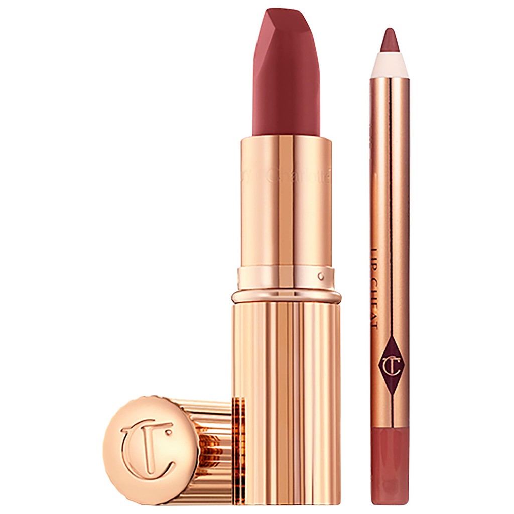 Set Son Charlotte Tilbury Walk of No Shame Lipstick and Liner Set | BigBuy360 - bigbuy360.vn