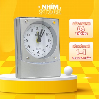Đồng Hồ Báo Thức Để Bàn Hình Chữ Nhật Sang Trọng Lịch Sự Có Đèn Ngủ - Đồng Hồ Báo Thức Nhím Store Chuông Kêu To Giá Rẻ