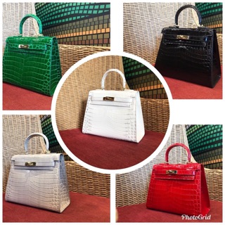 Túi xách HERMES KELLY DA CÁ SẤU SUPER VIP