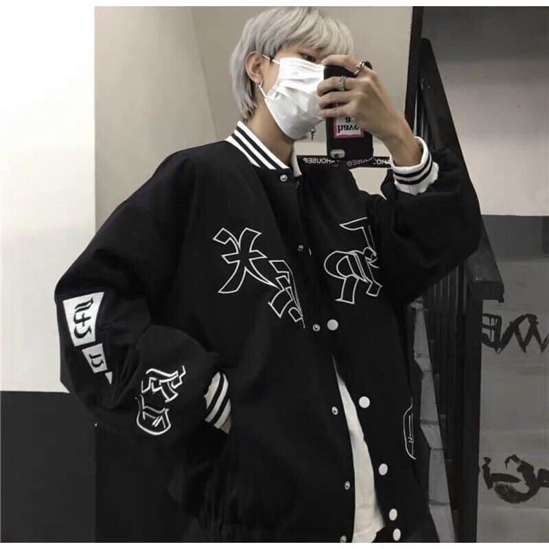 Áo khoác dù Nam Nữ Ulzzang, Áo Bomber Jacket Unisex form rộng (Ảnh Thật/Hàng Sẵn)