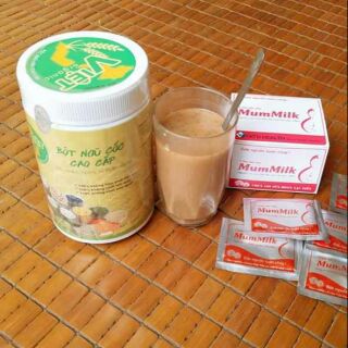 Combo 1 cốm lợi sữa MumMilk và 1 ngũ cốc Việt Organic