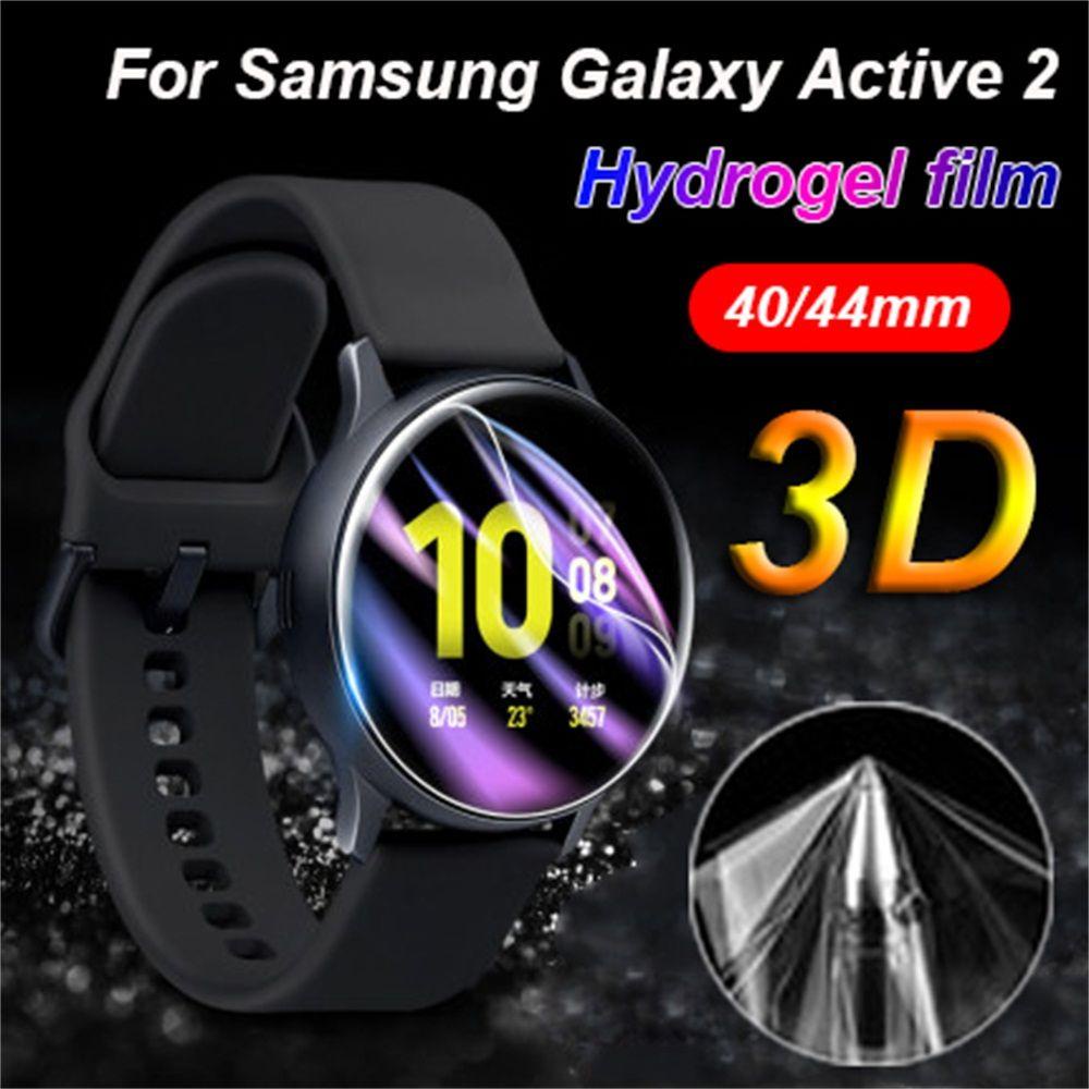 Miếng Dán Hydrogel TPU Mềm Chống Nổ 40mm 44mm Cho Đồng Hồ Thông Minh Samsung Galaxy Watch Active 2