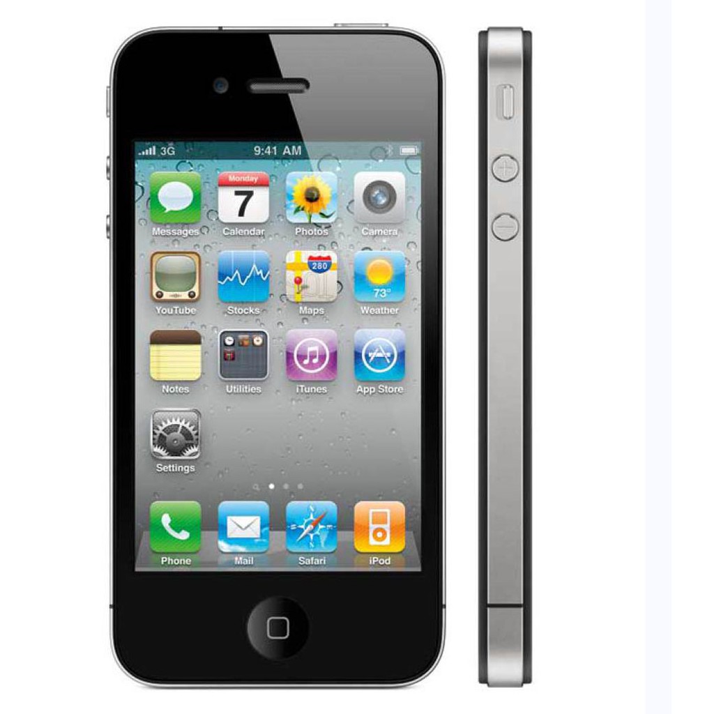 Điện thoại cảm ứng iphone 4 qt 8GB/16GB/32GB gia rẻ có face za lo