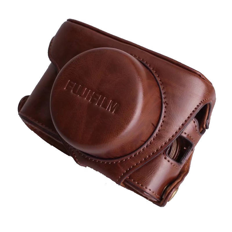 Bao Da PU Đựng Máy Ảnh Fujifilm X100V X100S X100F Fujifilm X100V X100S X100F Kèm Dây Đeo Vai