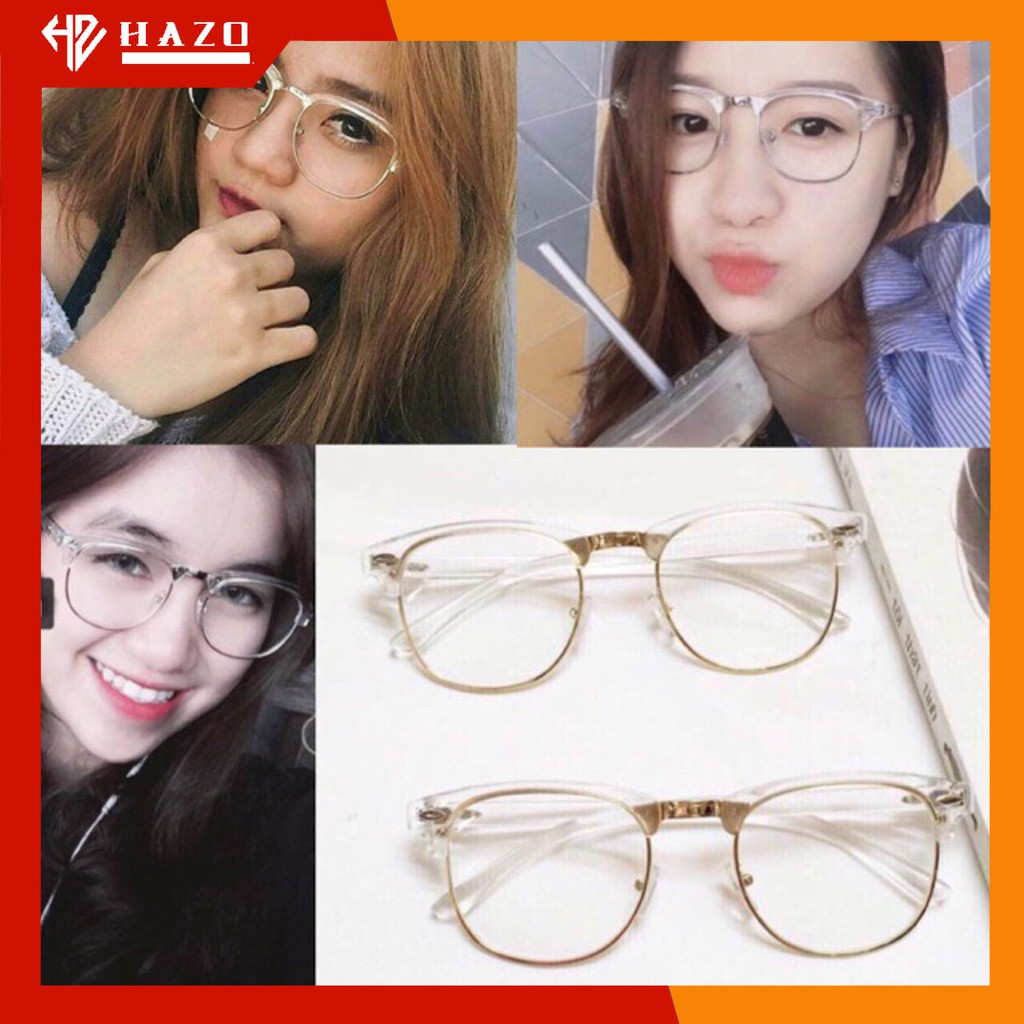 [SIÊU ĐẸP] MẮT KÍNH GIẢ CẬN NỬA GỌNG SIÊU HOT 2 MÀU CÁ TÍNH | BigBuy360 - bigbuy360.vn