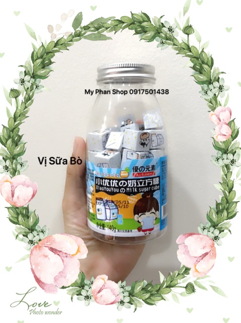 Kẹo sữa chua khô Milk Sugar Cube 140g