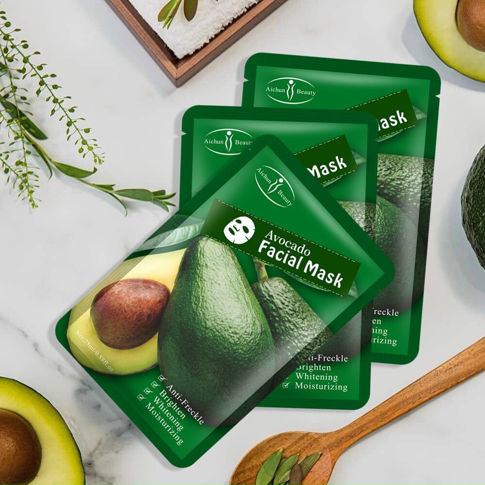 Hộp 10 Mặt nạ bơ Avocado Facial Mask - BX2845