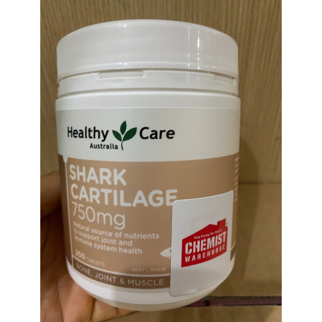 Viên uống sụn vi cá mập Úc, giảm đau cứng khớp SHARK CARTILAGE, 200 viên