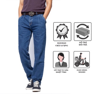 [Bán sỉ - Ảnh thật ] Quần Jean Nam- Quần Bò Nam Túi Chéo Ống Thụng ROCK STAR
