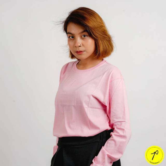 Áo Sơ Mi Trơn Dài Tay Màu Hồng baby (Bông Cao Cấp)