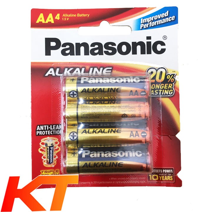 Pin AA Panasonic LR6T-4B Alkaline Long Lasting