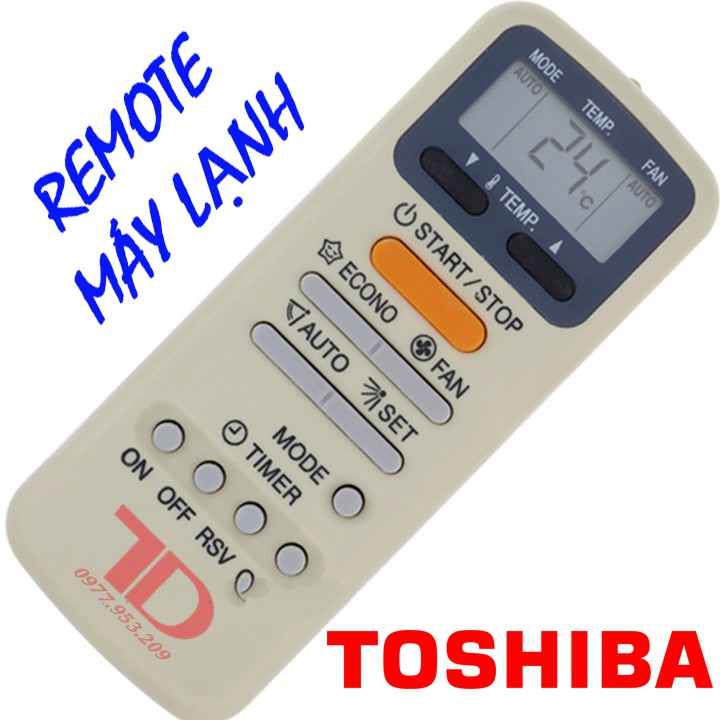 ĐIỀU KHIỂN MÁY LẠNH TOSHIBA