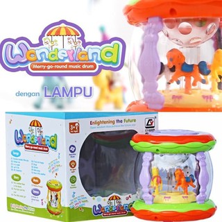 Đồ Chơi Phát Nhạc Hình Vòng Xoay Ngựa Gỗ 10 Bài 2 Cho Bé
