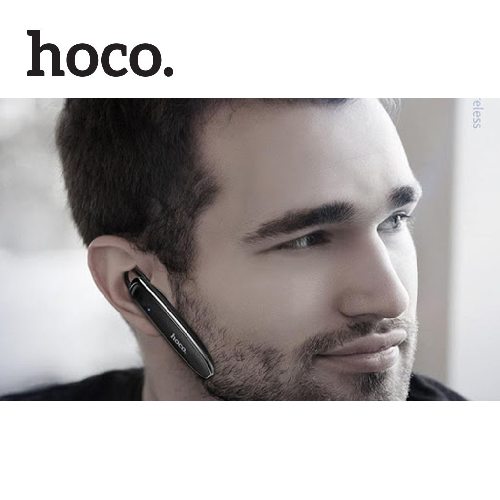 Tai nghe Bluetooth V4.2 Hoco E29 dung lượng 50mAh, thời gian sử dụng đến 5h, có micro hỗ trợ đàm thoại, dễ dàng sử dụng