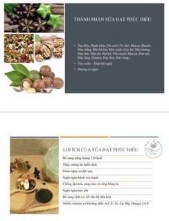Sữa hạt Phúc Hiếu Slim & Beauty