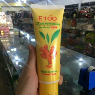 Sữa rửa mặt nghệ E100 chai lớn 100ml