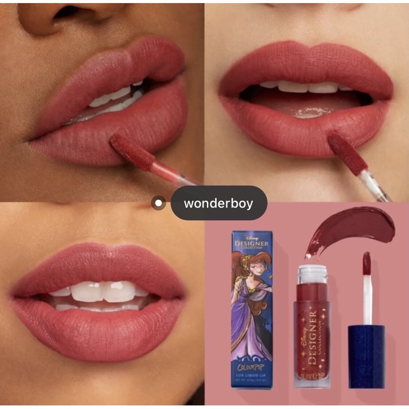 Son Colourpop Lux Liquid Lip Disney Designer Collection - màu Wonderboy