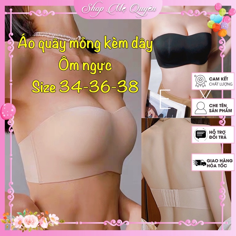 Áo ngực cup ngang nâng ngực chống tụt , áo lót không gọng đệm mỏng cao cấp