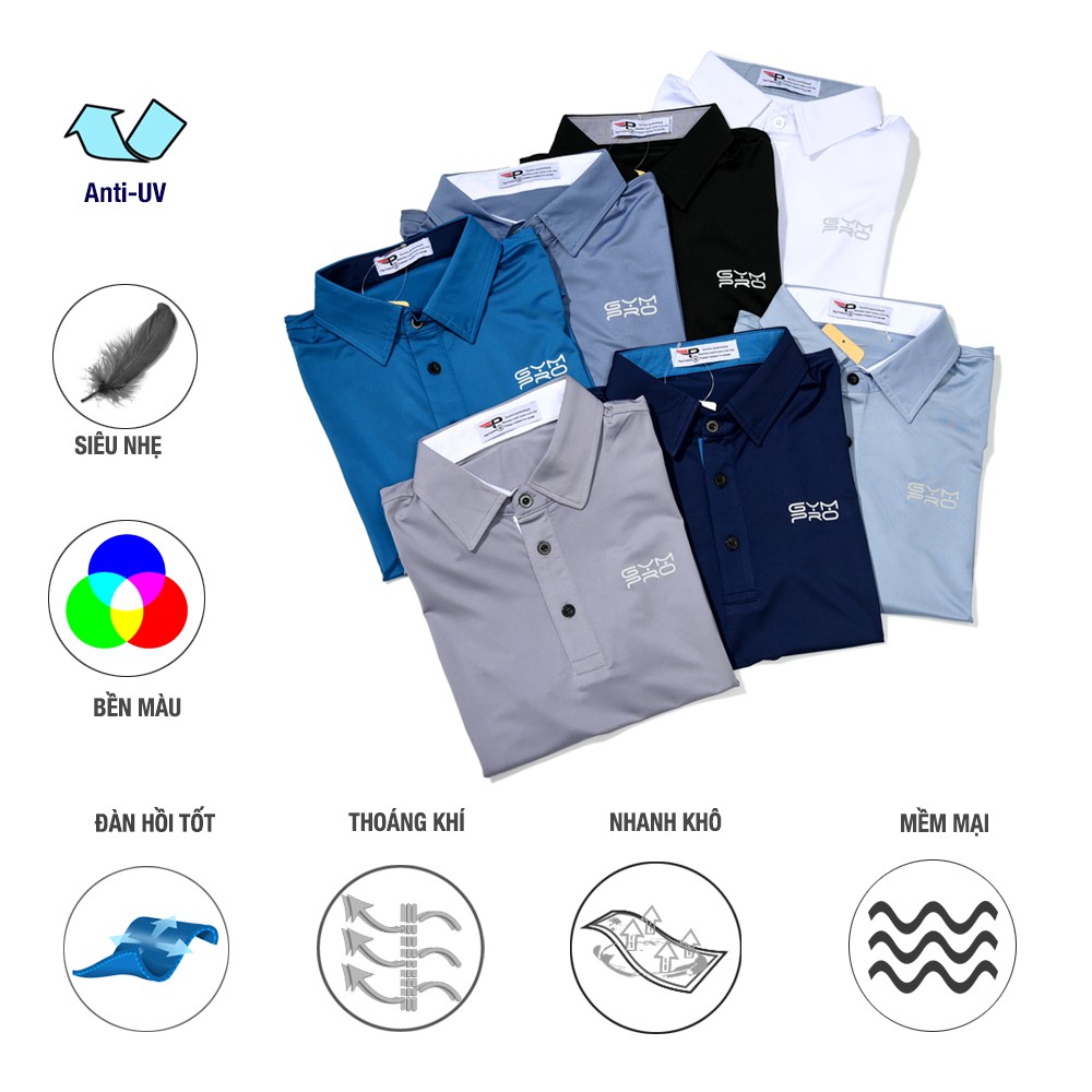 Áo thun thể thao nam polo cổ bẻ thun lạnh chơi Golf Tennis Sport chính hãng Pigofashion ATT01 | BigBuy360 - bigbuy360.vn