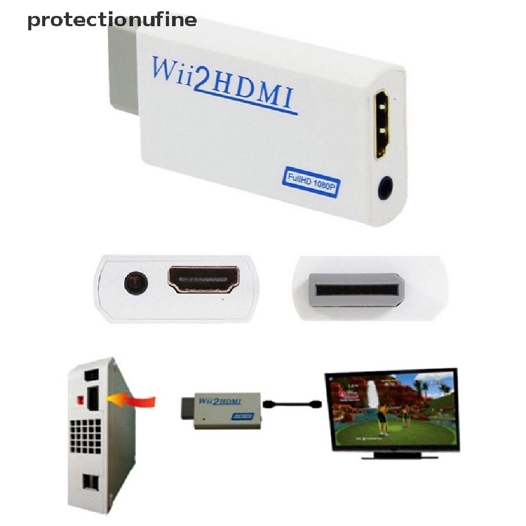 Đầu Chuyển Đổi PR3VN HD Wii Sang HDMI 1080P / 720P Kèm Dây Cáp 3.5MM