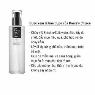 TẨY DA CHẾT CORSX BHA BLACK POWER LIQUID