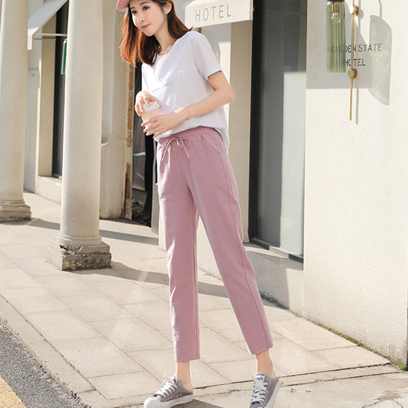 Quần Cotton Nữ Ống Rộng Size S-2Xl | BigBuy360 - bigbuy360.vn