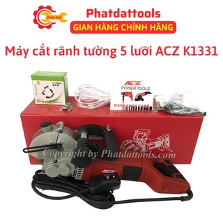 Máy cắt xẻ tạo rãnh tường 5 lưỡi ACZ K1331-Công suất 2700W-Hàng chính hãng-Đầy đủ phụ kiện-Bảo hành 6 tháng