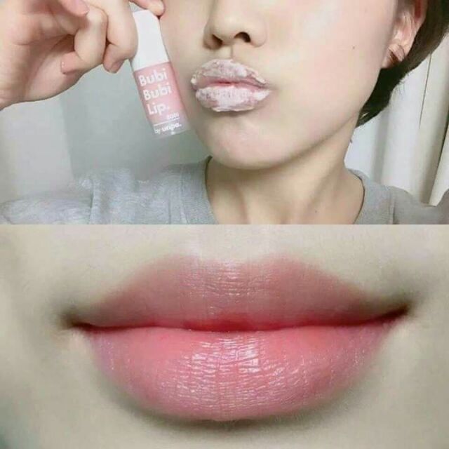 Tẩy da sủi bọt bubi lip