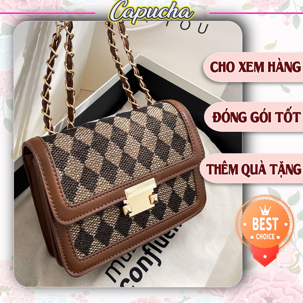 Túi xách nữ đeo chéo giá rẻ đẹp phong cách Hàn Quốc Capucha T163