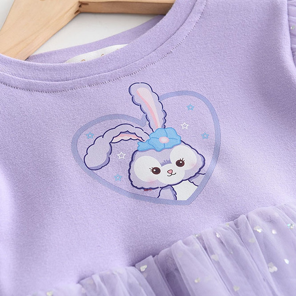 BEAR LEADER Đầm Tay Dài In Họa Tiết Động Vật Phong Cách Hàn Quốc Thời Trang Mùa Thu Mới Cho Bé Gái 2-6 Tuổi