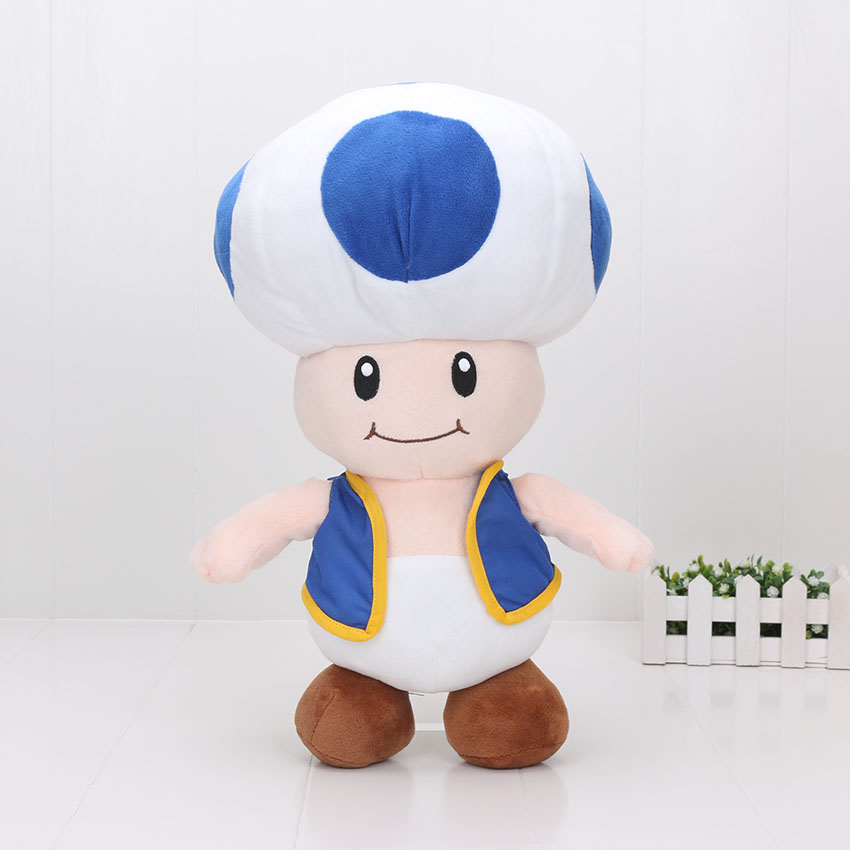 Đồ chơi nhồi bông Hình Nấm Mario 18cm / 25cm / 40cm Có 4 Màu