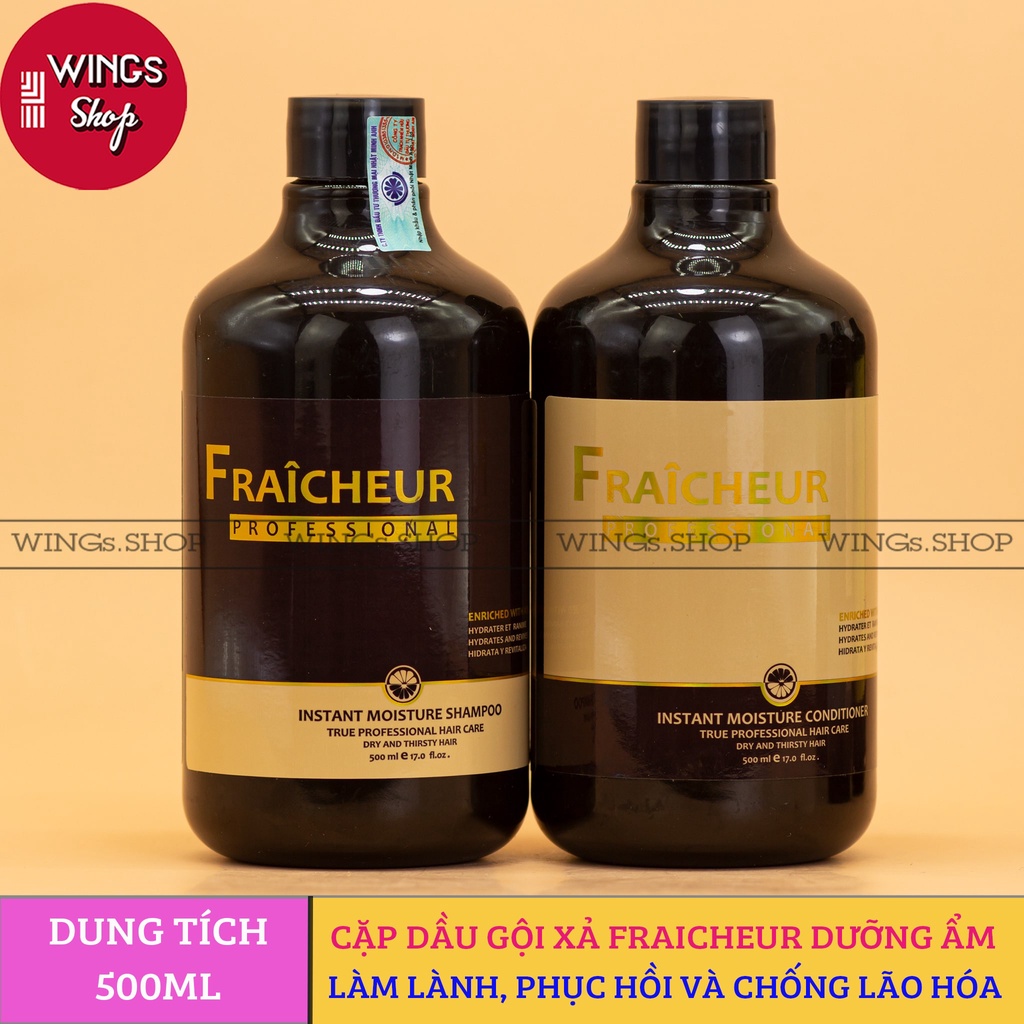Cặp Dầu Gội Xả Fraicheur Professional Đủ Màu - Phục Hồi Tóc Khô Xơ, Hư Tổn, Cấp Ẩm, Giảm Gãy Rụng | Hàng Chính Hãng