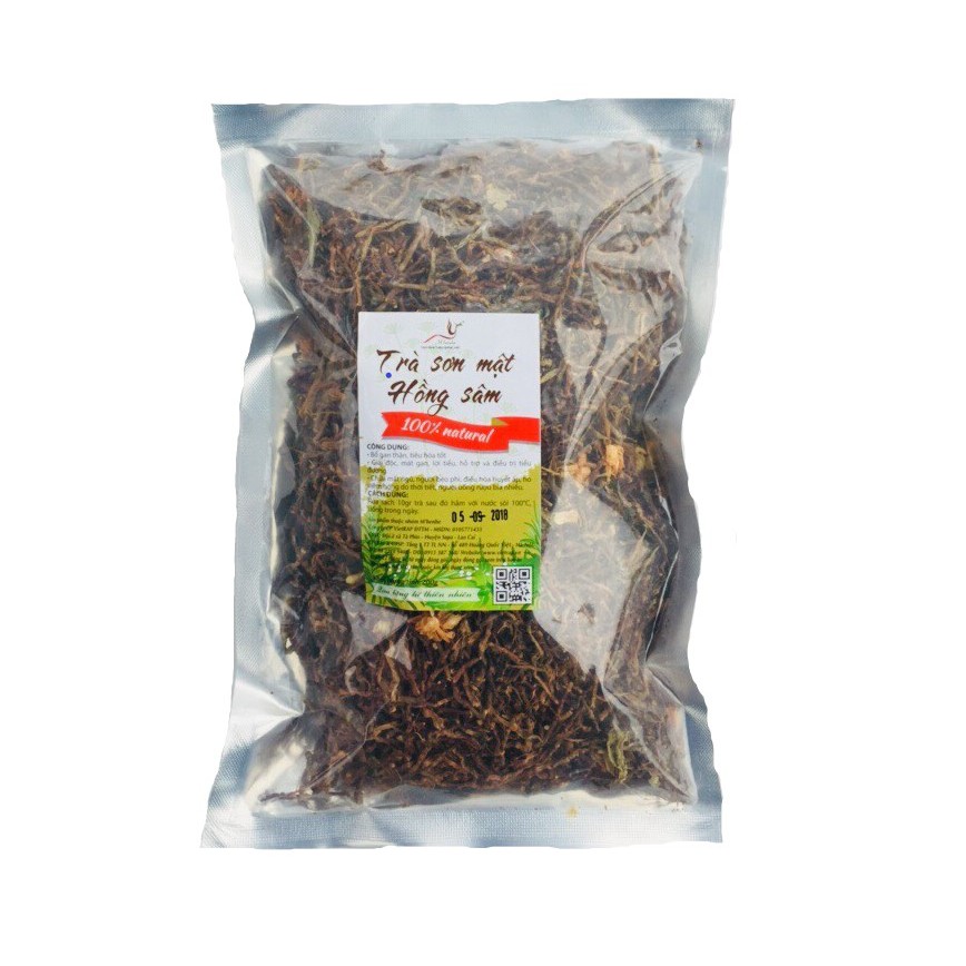 Gói Trà Sơn Mật Hồng Sâm 200g- Vườn Đặc Sản.