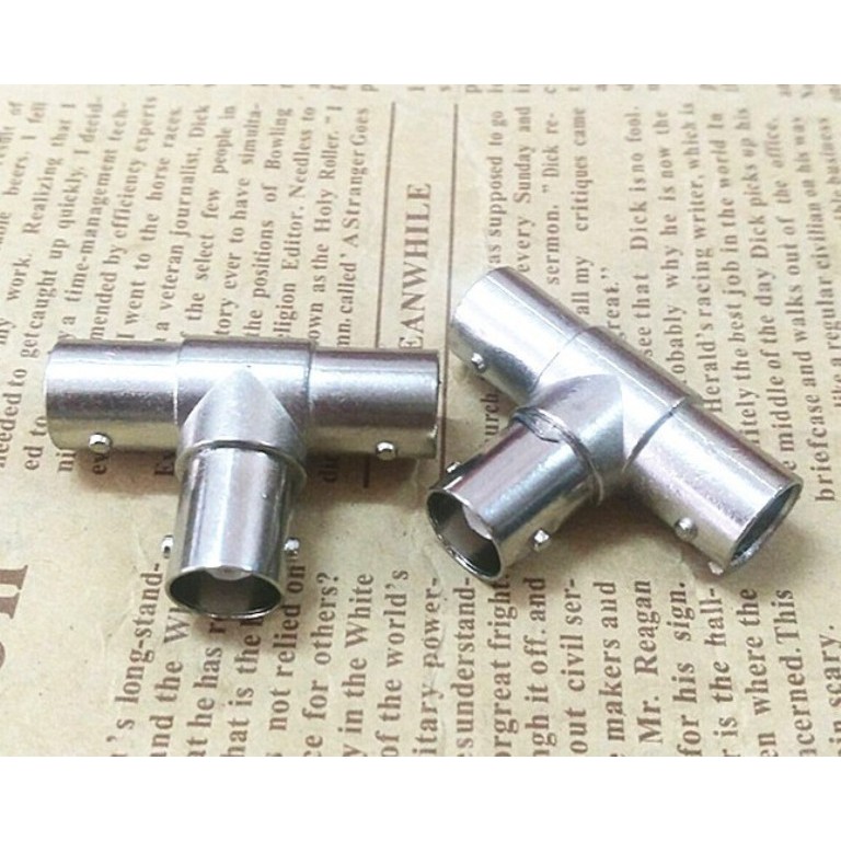 Đầu chia phân nhánh BNC Q9 chữ T 1 ra 2