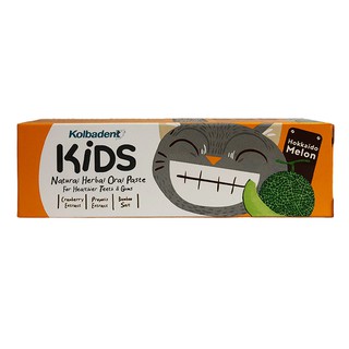 Kem đánh răng trẻ em thái lan kolbadent kids dưa gang có xylitol - tuýp 50gr