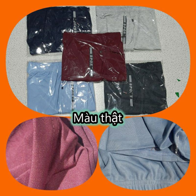 Quần thun nam dây kéo sport QNA03 kiểu dáng thể thao | BigBuy360 - bigbuy360.vn