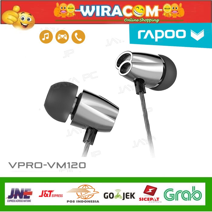 Tai Nghe Nhét Tai Rapoo Vpro Vm120 Chất Lượng Cao