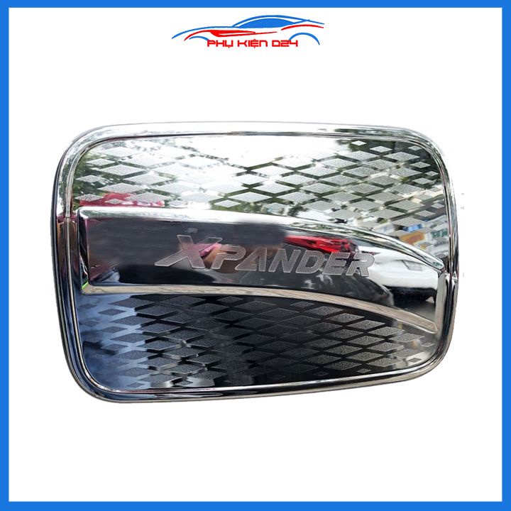 Ốp nắp bình xăng Xpander 2018-2019-2020-2021-2022-2023 mạ crom chống trầy trang trí ô tô