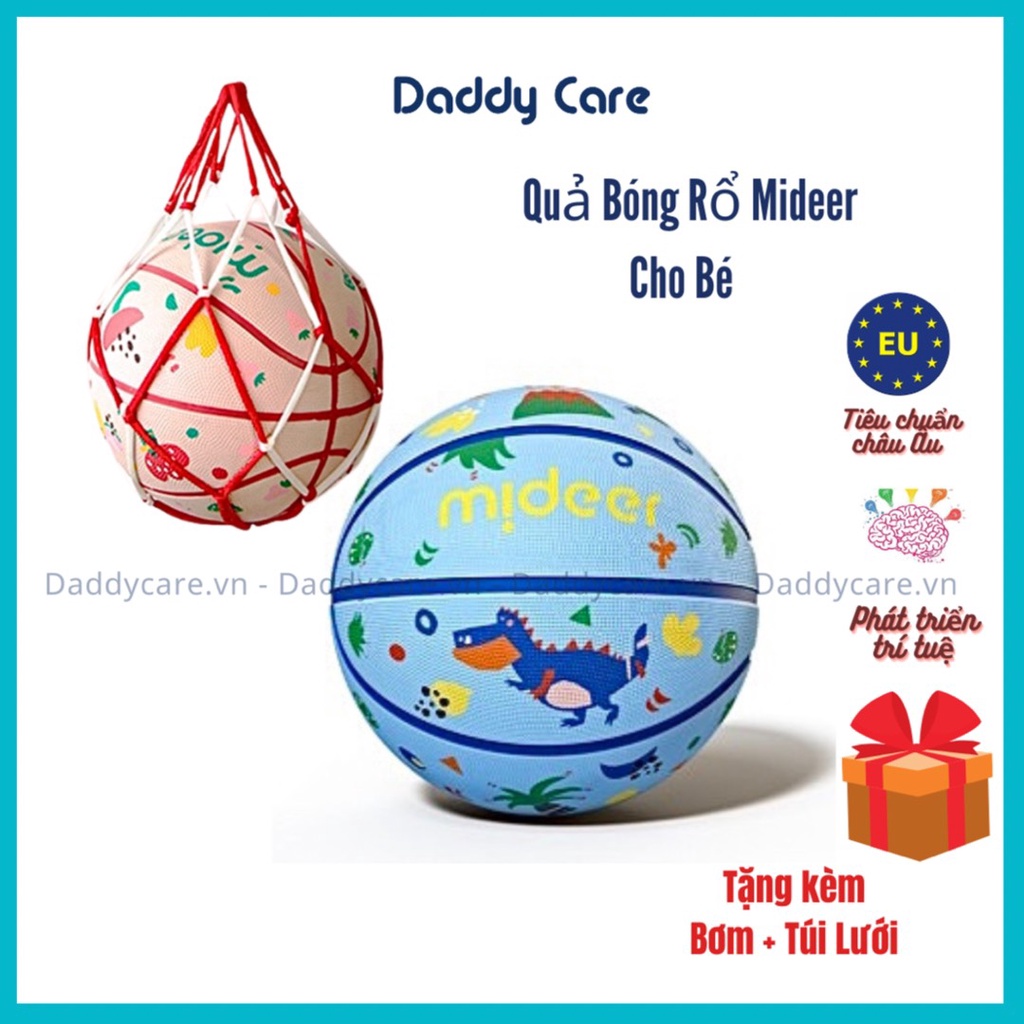 Bóng rổ cho bé Children’s Basketball Mideer đồ chơi vận động cho bé 3,4 5 6 7-10 tuổi