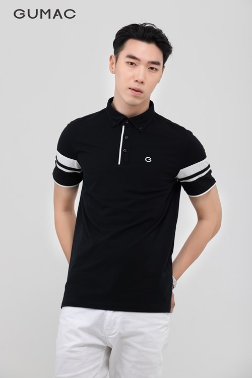 [Mã WABRGD12 giảm 10% đơn 250K] Áo polo nam cá tính tay phối màu GUMAC nhiều màu ATNB397 | BigBuy360 - bigbuy360.vn
