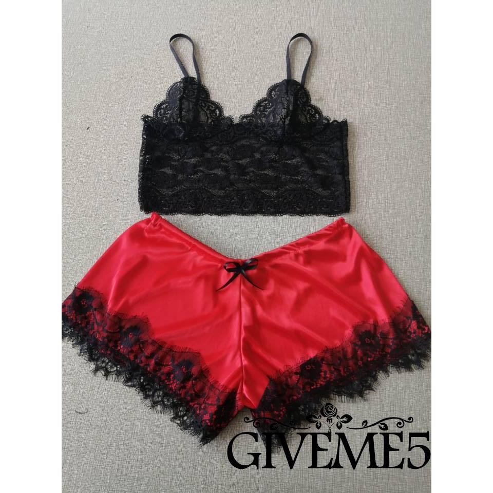 Bộ đồ ngủ ren mỏng quyến rũ gợi cảm cho nữ