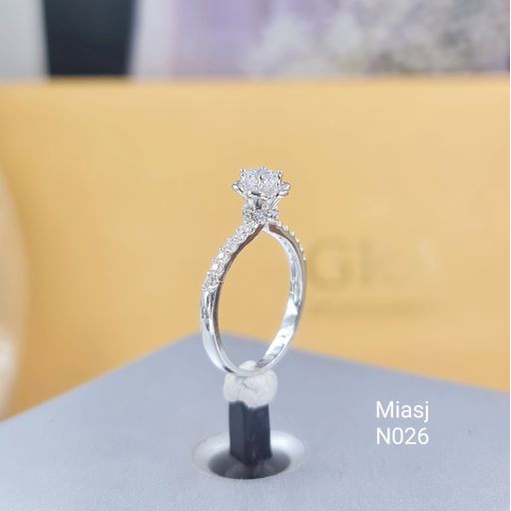 Nhẫn  bạc Ý S925 MiASJ N026 nữ nạm đá cao cấp, sang trọng