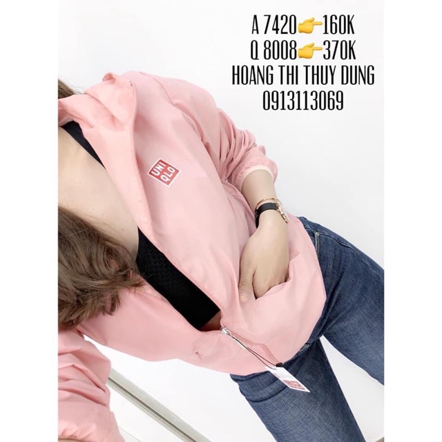 🌈Hot! Khoác dù Uni có túi khoá kéo (9 màu) | BigBuy360 - bigbuy360.vn