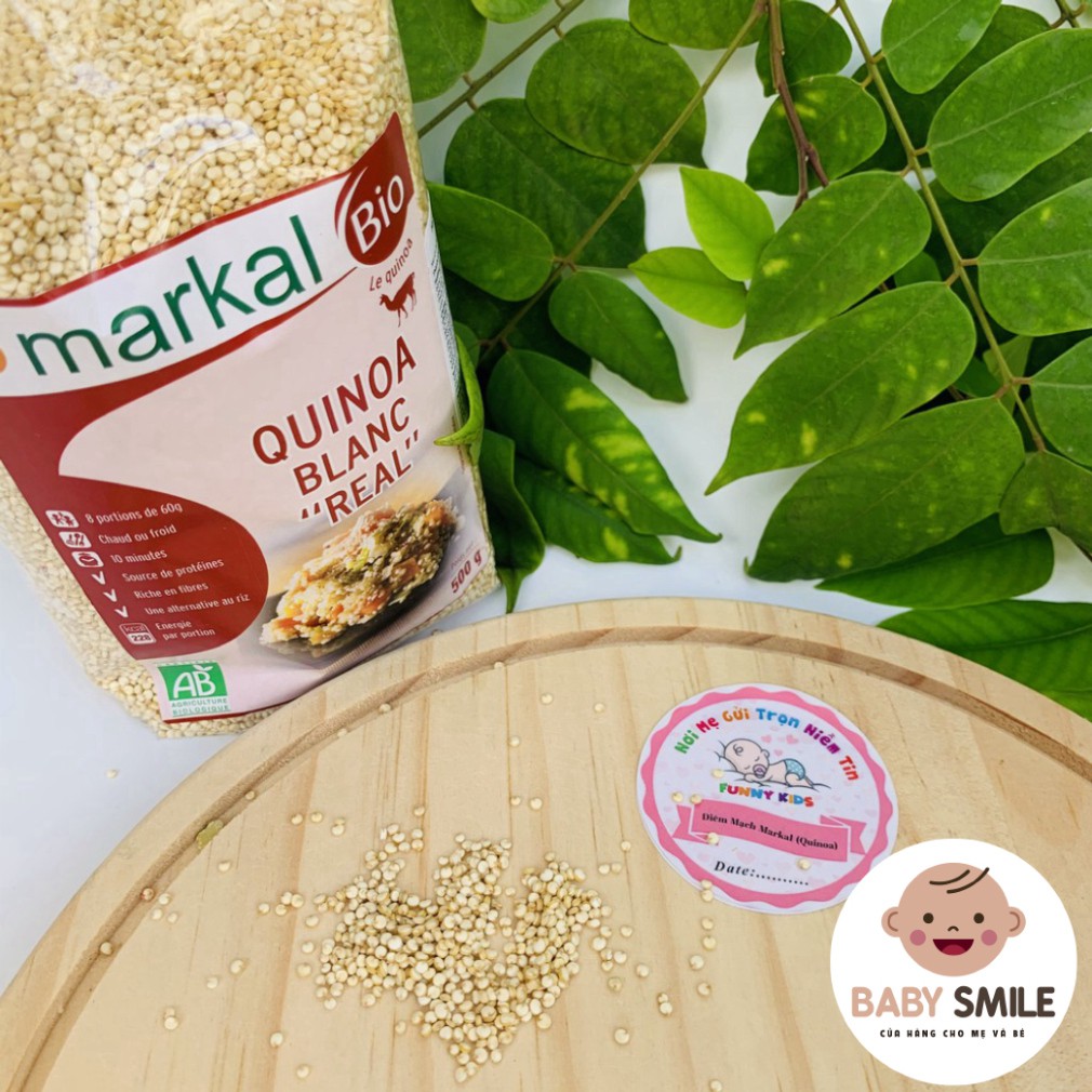 Hạt diệm mạch ( Quinoa) hữu cơ markal 100g,Hạt Quinoa Bio  - baby smile